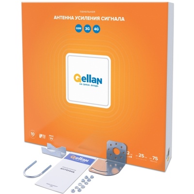 Gellan FullBand-18MF MIMO 2x2 панельная Антенна, 3G/4G/LTE/MIMO/WiFi, 18 дБ