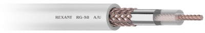 Кабель коаксиальный RG-58 Rexant A/U, 50 Ом